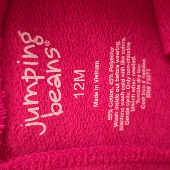 JUMPING BEANS BRAND GIRLS TANK TOPS AND SHORTS BUNDLE SIZE 12 MONTHS - Picture 11 of 12